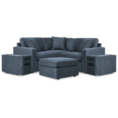Modmax 5-Piece Sectional with Audio Console and Ottoman