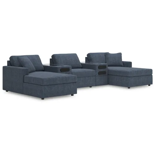 Modmax 5-Piece Double Chaise with Audio Consoles