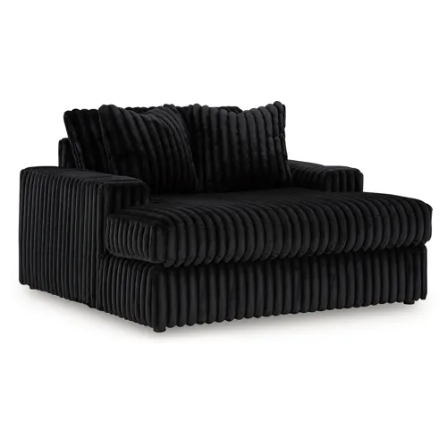 Midnight-Madness Oversized Chaise