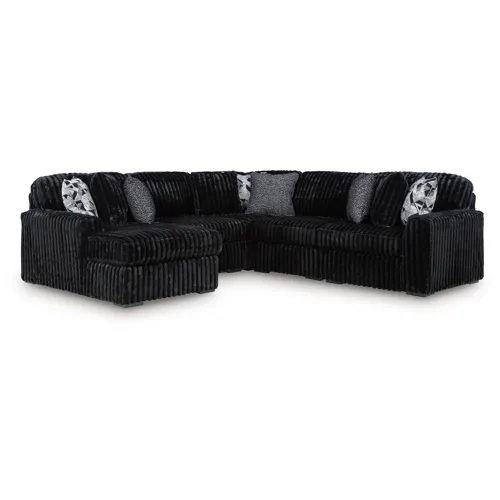 Midnight-Madness 5-Piece Sectional with Chaise