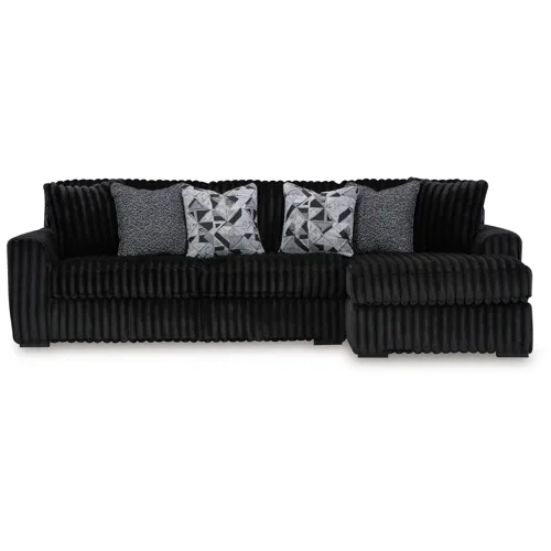 Midnight-Madness 2-Piece Sectional Sofa with Chaise