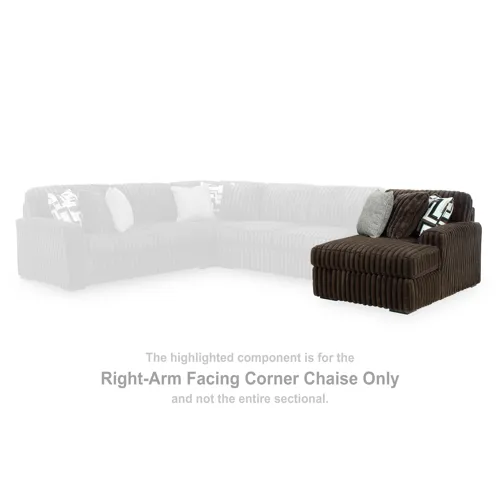 Midnight-Madness Right-Arm Facing Corner Chaise