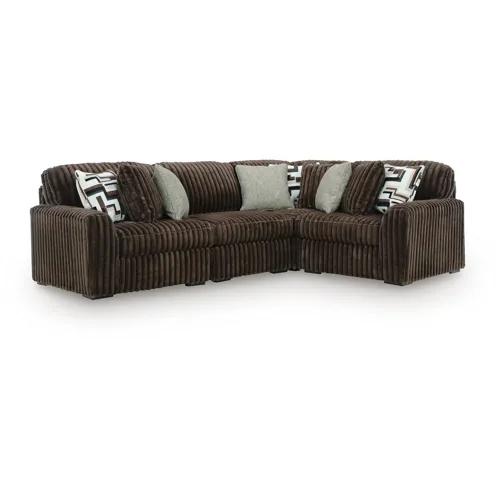 Midnight-Madness 4-Piece Sectional