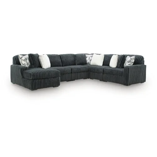 Midnight-Madness 6-Piece Sectional with Chaise