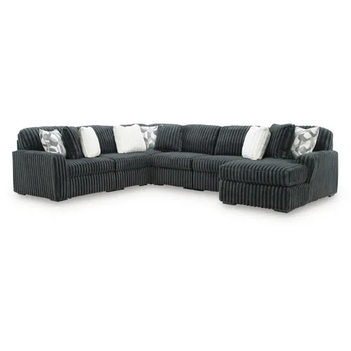 Midnight-Madness 6-Piece Sectional with Chaise