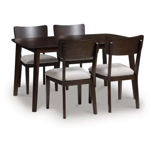Mallenette Dining Table and 4 Chairs (Set of 5)