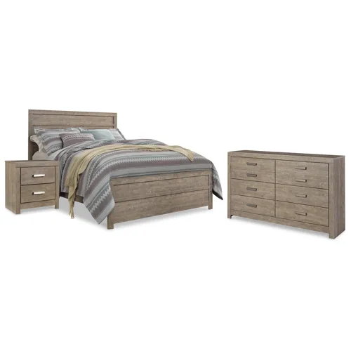 Culverbach Queen Panel Bed, Dresser and Nightstand