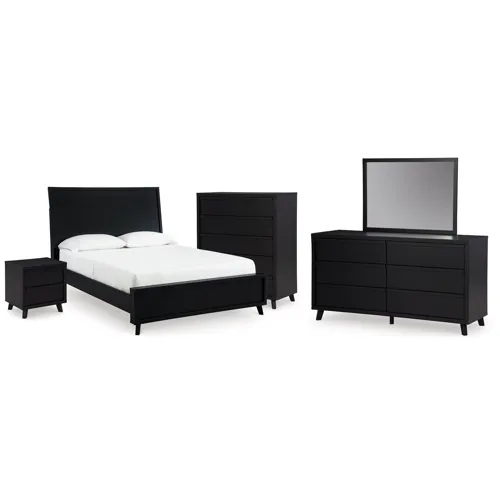 Danziar Queen Bed, Dresser, Mirror, Chest and Nightstand