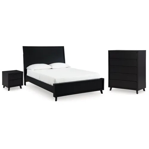 Danziar Queen Panel Bed, Chest and Nightstand