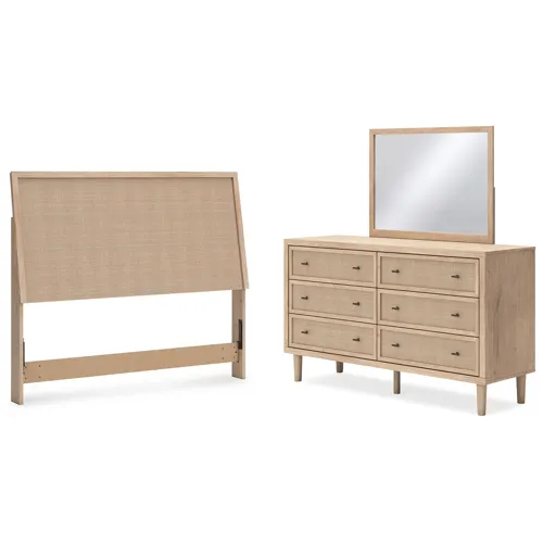 Cielden Queen Panel Headboard, Dresser and Mirror
