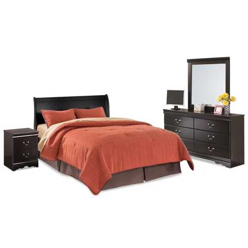 Huey Vineyard Queen Sleigh Headboard, Dresser, Mirror and Nightstand