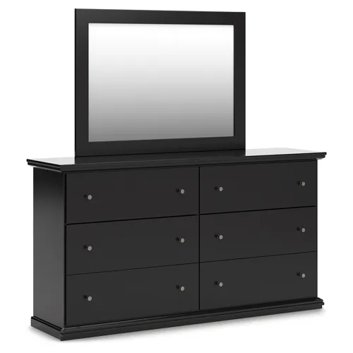 Maribel King Panel Bed, Dresser, Mirror and Nightstand