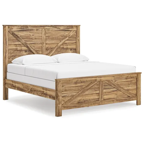 Maystonna King Crossbuck Panel Bed