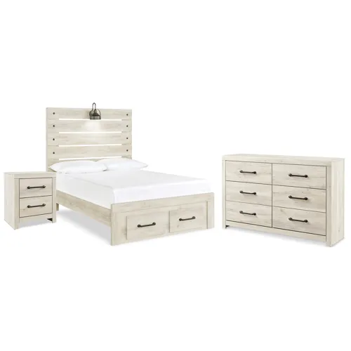 Cambeck Full Panel Bed, Dresser and Nightstand