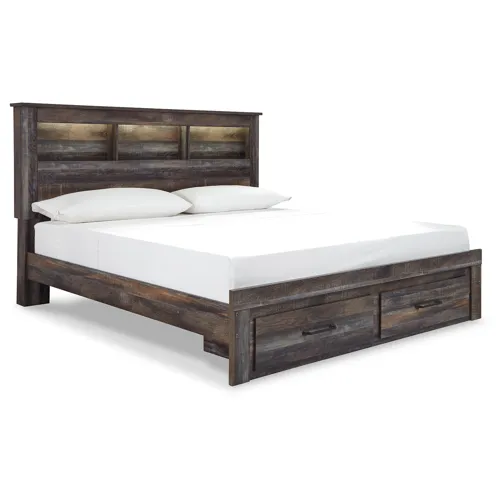 Drystan Bookcase Bed with 2 Storage Drawers