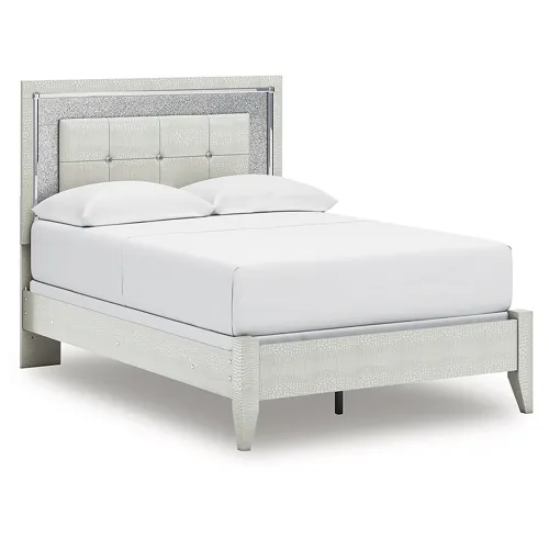 Zyniden Full Upholstered Panel Bed