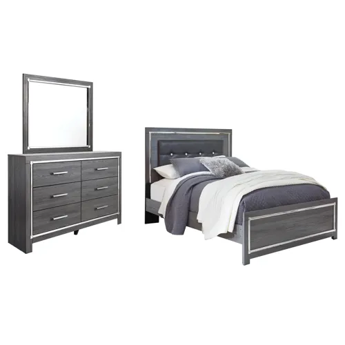 Lodanna Queen Panel Bed, Dresser and Mirror