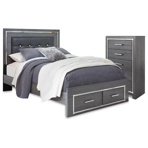 Lodanna Queen Panel Storage Bed and Chest