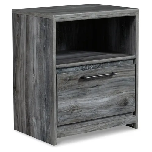 Baystorm Queen Panel Storage Bed and Nightstand