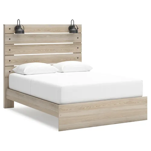 Senbry Queen Panel Bed with Storage
