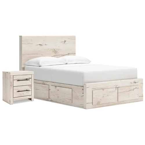 Lawroy Full Storage Bed and Nightstand