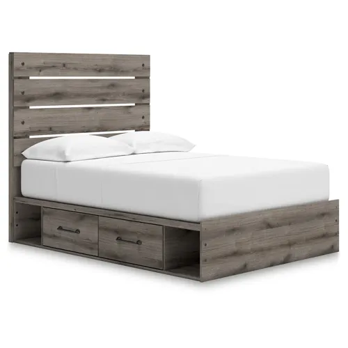 Urbanoore Full Panel Bed with Storage