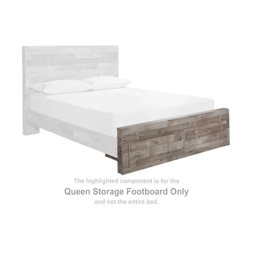 Effie Queen Storage Footboard