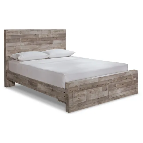 Effie Queen Panel Bed with 2 Storage Drawers