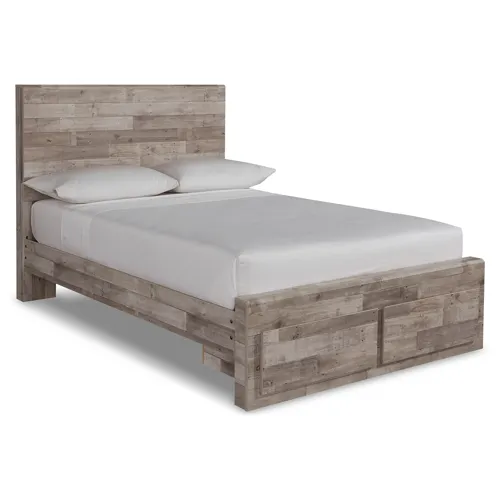 Effie Full Panel Bed with 2 Storage Drawers