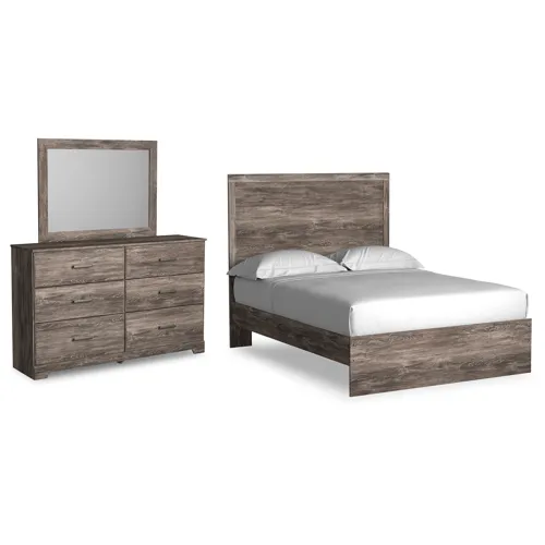 Ralinksi Full Panel Bed, Dresser and Mirror