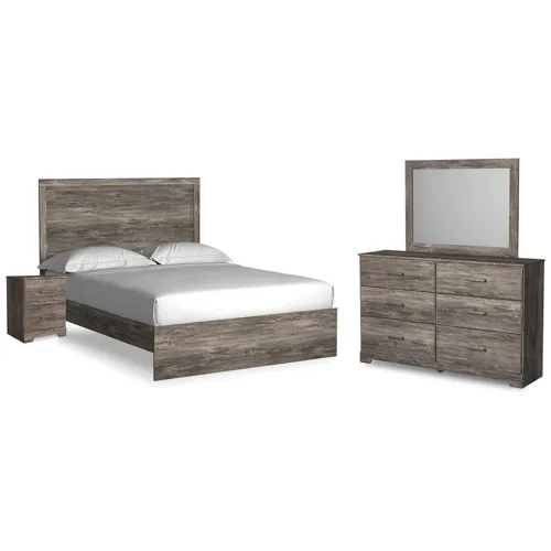 Ralinksi Queen Panel Bed, Dresser, Mirror, and Nightstand