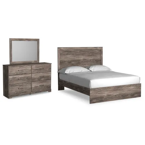 Ralinksi Queen Panel Bed, Dresser and Mirror