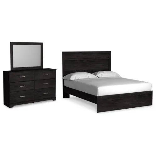 Belachime Queen Panel Bed, Dresser and Mirror