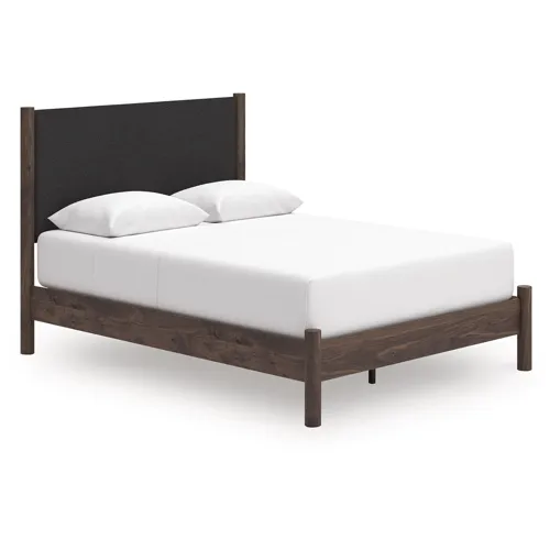Cadmori Queen Upholstered Panel Platform Bed