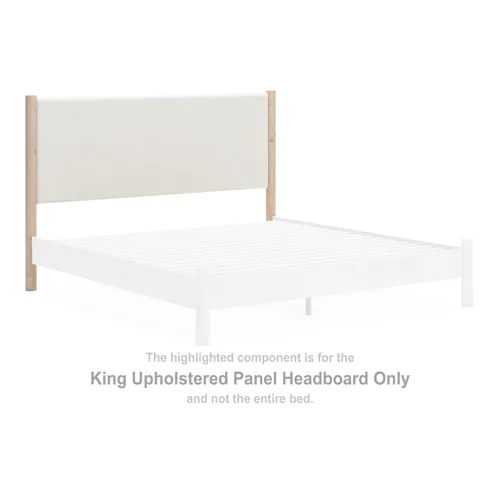 Cadmori King Upholstered Panel Headboard
