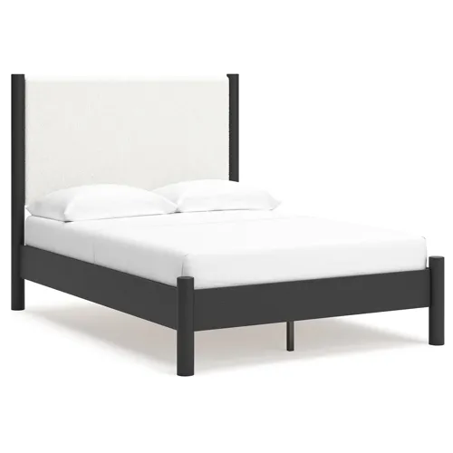 Cadmori Upholstered Panel Bed