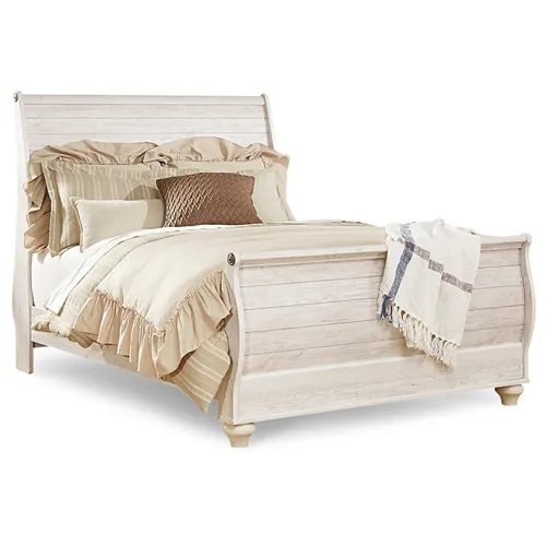 Willowton Sleigh Bed