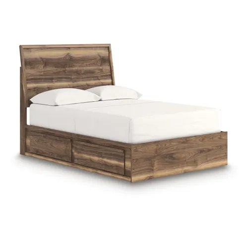 Chirason Full Panel Bed with Storage