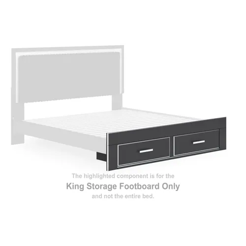 Zuraleus King Storage Footboard