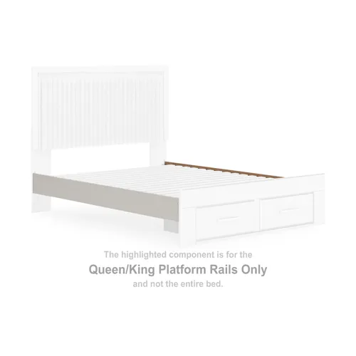 Birmonton Queen/King Platform Rails