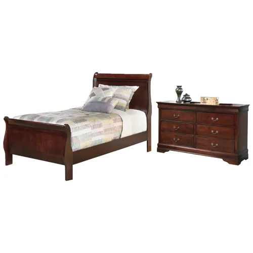 Alisdair Twin Sleigh Bed and Dresser