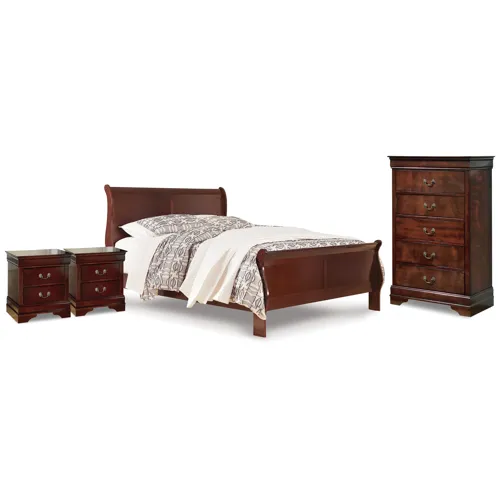 Alisdair Queen Sleigh Bed, Chest and 2 Nightstands