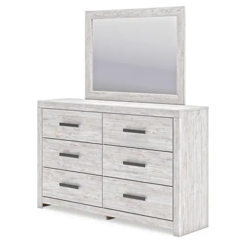 Cayboni King Panel Bed, Dresser, Mirror and Chest