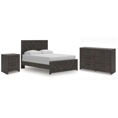Prendonea Queen Panel Bed, Dresser and Nightstand