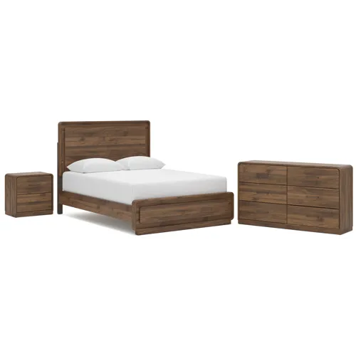 Hollinaze Queen Panel Bed, Dresser and Nightstand