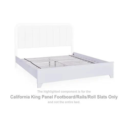 Jarlee California King Panel Footboard/Rails/Roll Slats