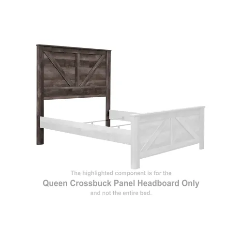 Wynnlow Queen Crossbuck Panel Headboard