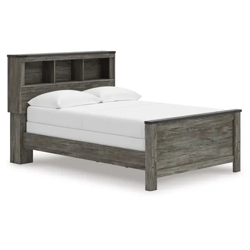 Frandern Full Bookcase Panel Bed