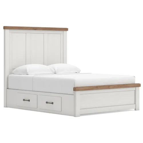 Savonport Queen Panel Bed with Storage