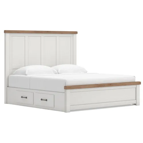 Savonport Queen Panel Bed with Storage